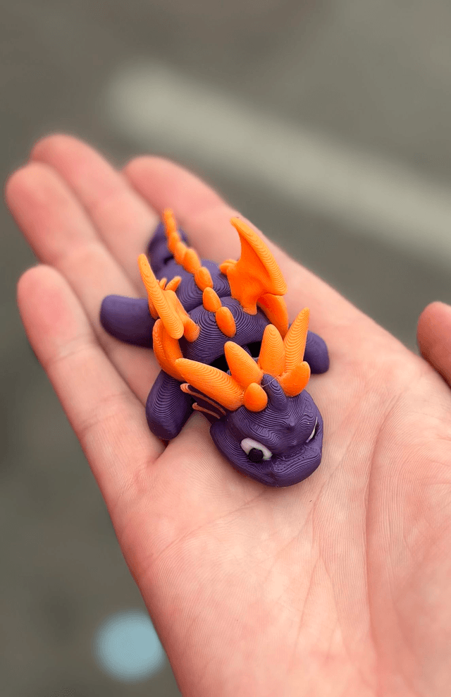 MINI Dragon | Orange and Purple