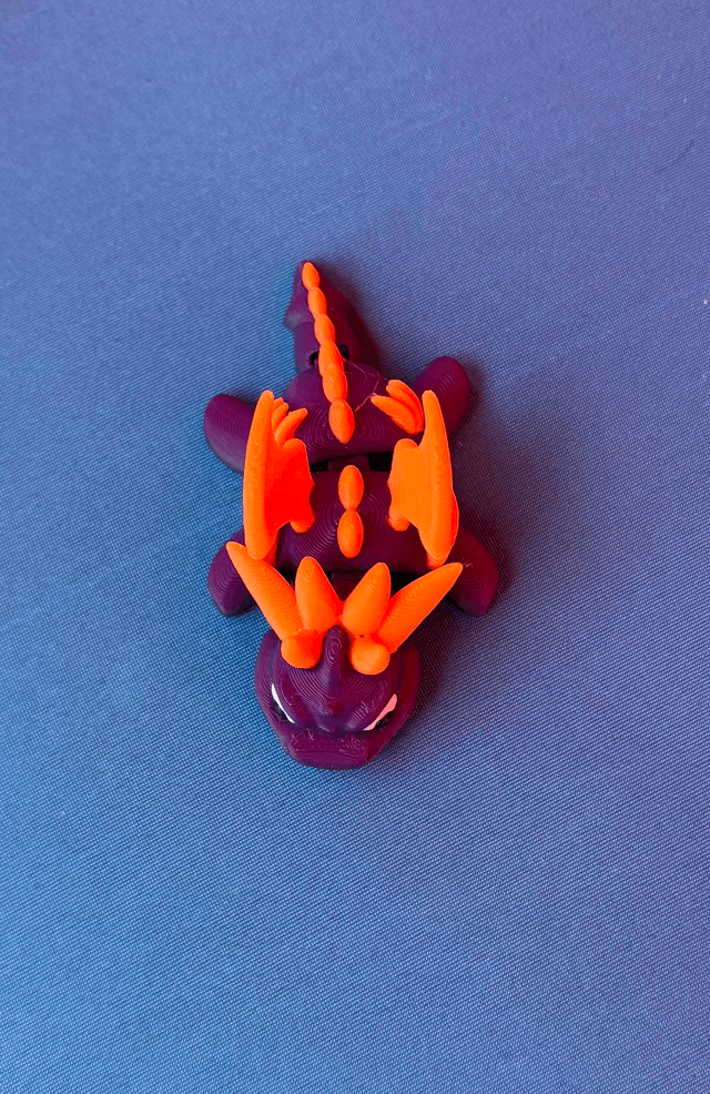 MINI Dragon | Orange and Purple