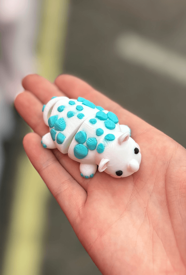 MINI White Rhino | White & Blue | Limited Edition
